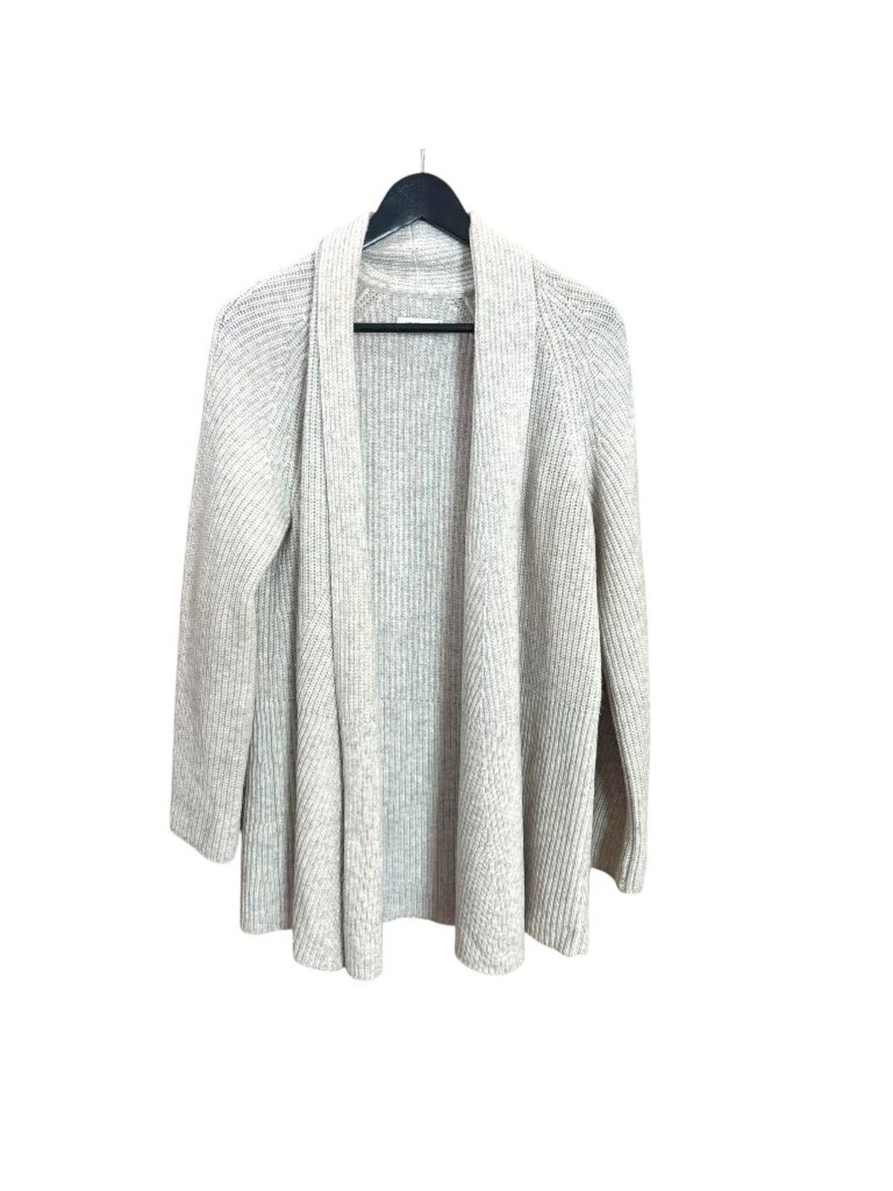 VINCE Off White Knit Open Front Wool Cashmere Cardigan Small